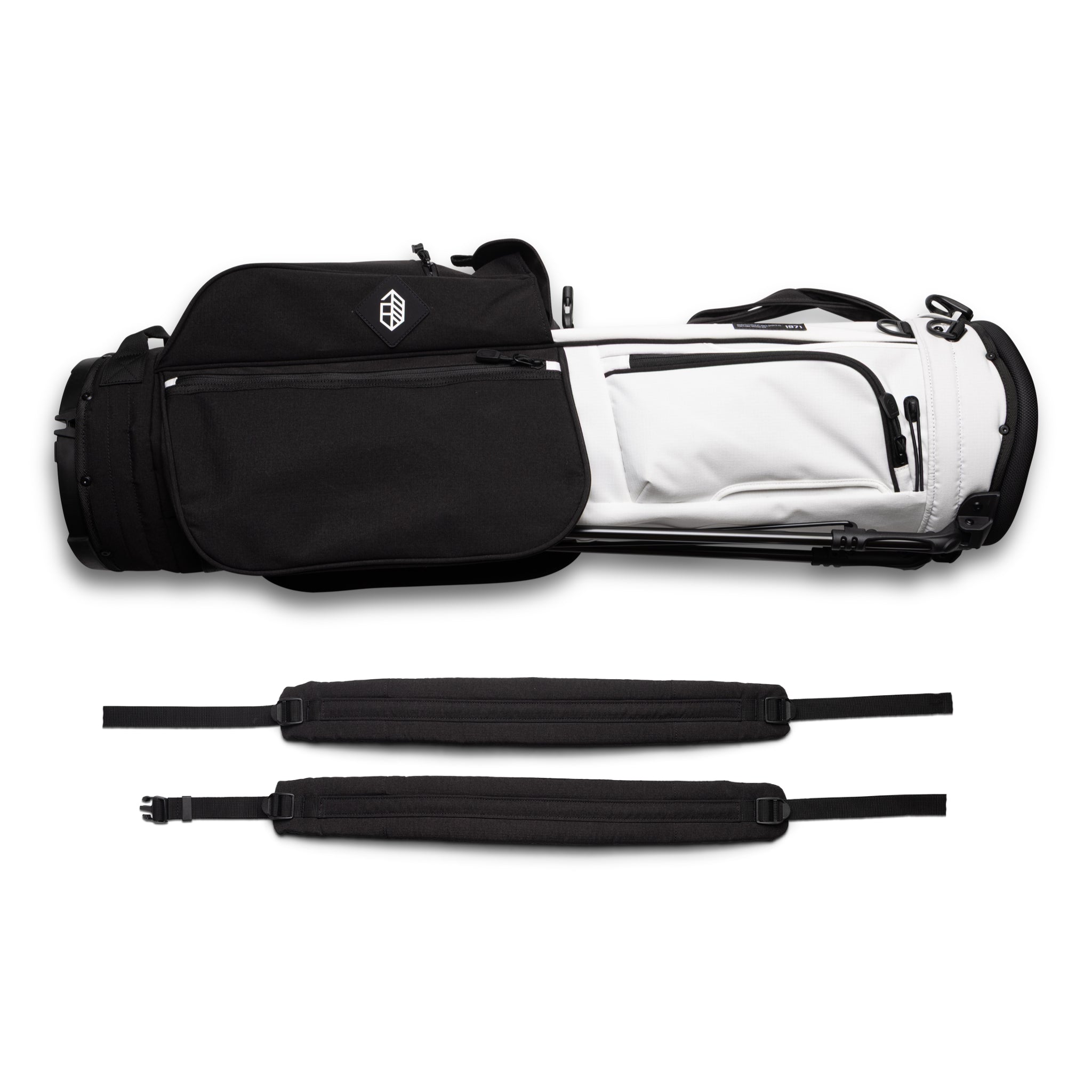 Rover Stand Bag - White/Black